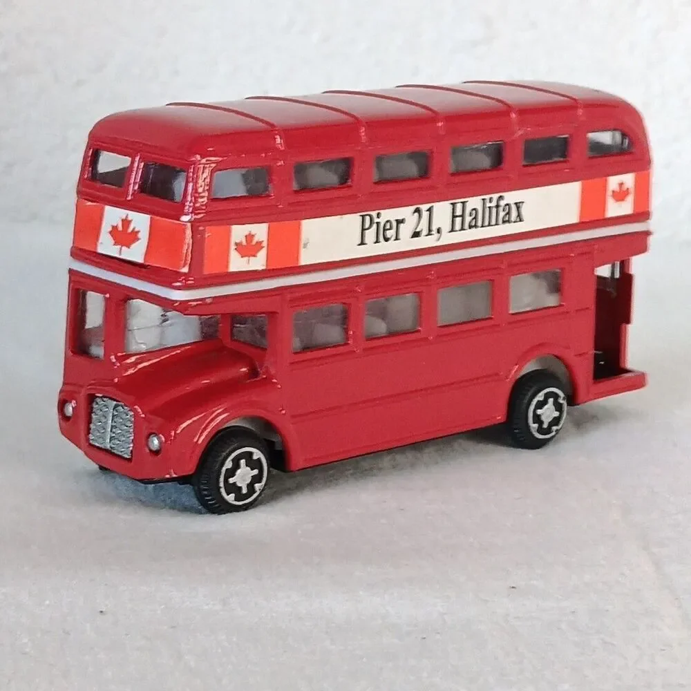 Halifax Canada Double Decker Diecast Red Pier One Imports Souvenir Toy